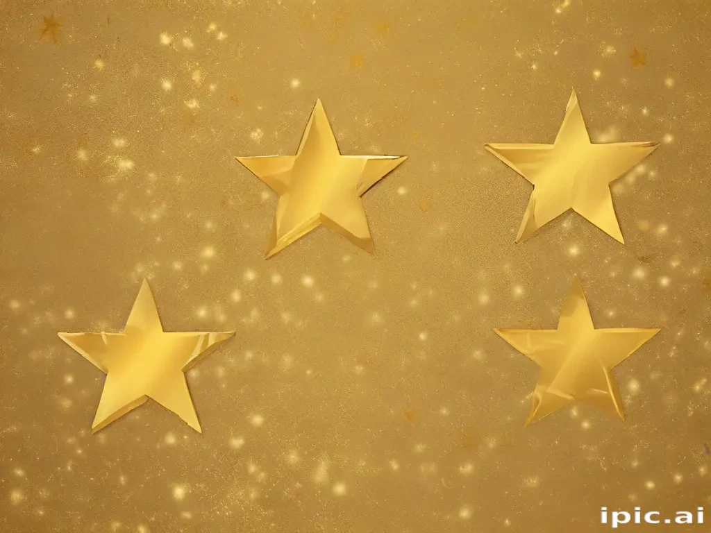 gold star background