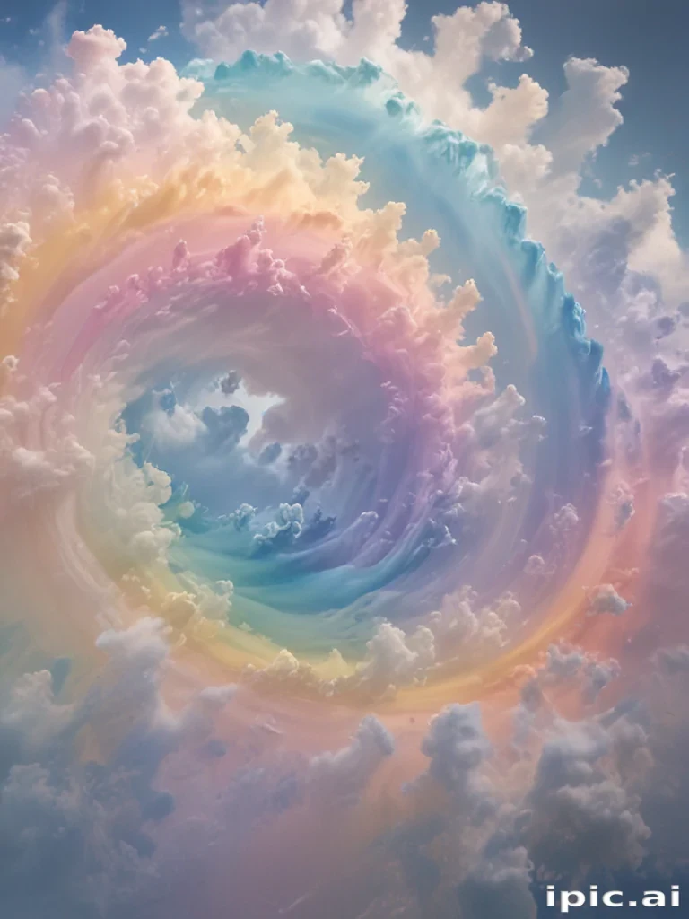 rainbow pastel