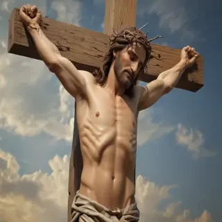 pictures of jesus on a cross
