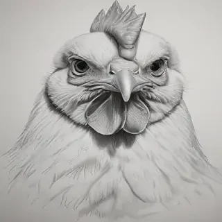 chicken drawing