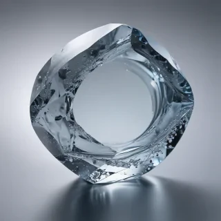 sparkling transparent