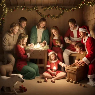merry christmas nativity images free