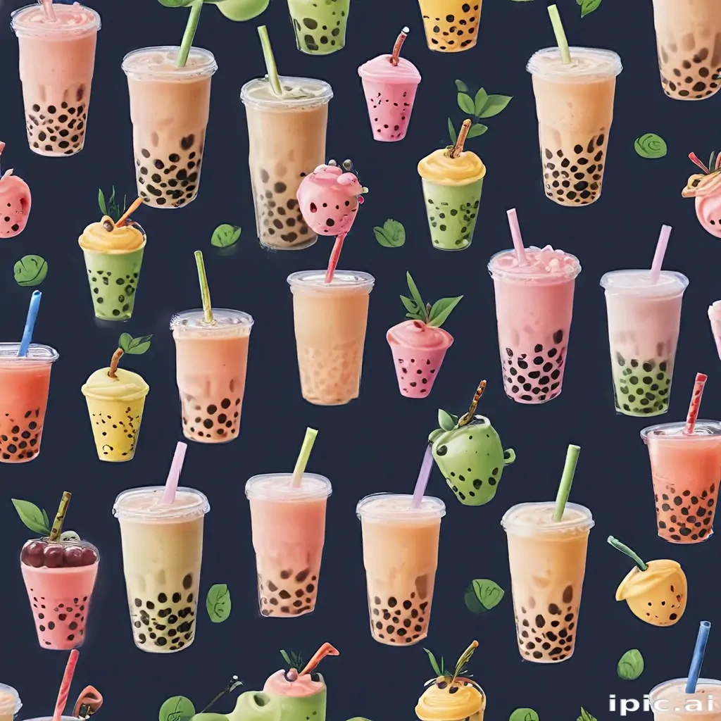bubble tea wallpaper