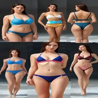 ai bikini women