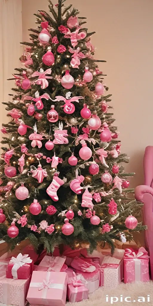 pink christmas pictures