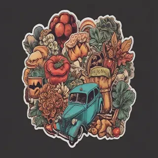 vintage stickers png