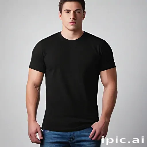 black shirt mockup