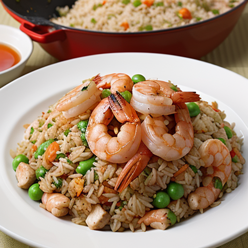 shrimp and chicken fried rice
