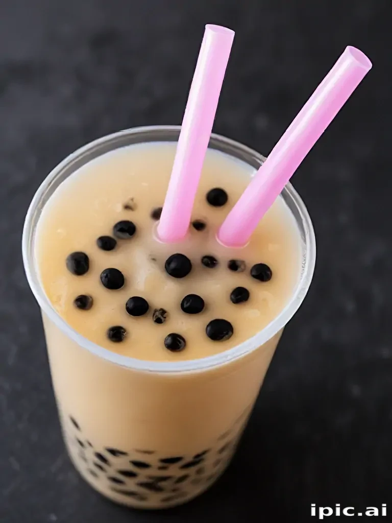 boba tea background