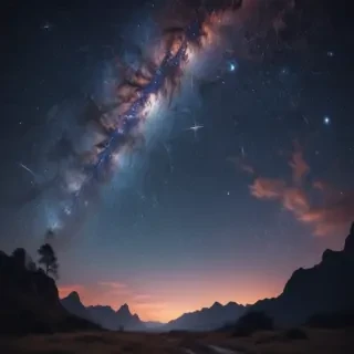 starry background aesthetic