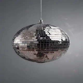 transparent background disco ball png