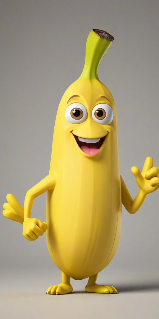 cartoon banana