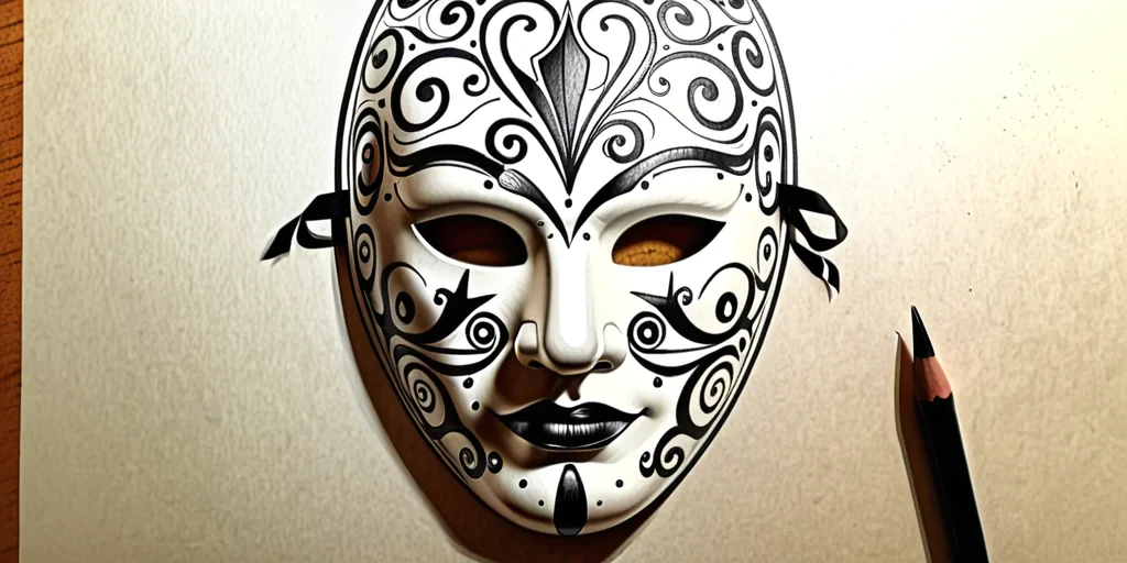 mask drawing