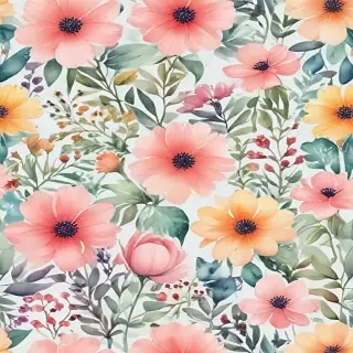 background watercolor flowers