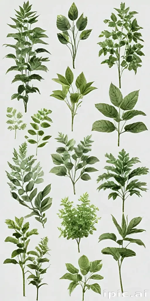 plants transparent background