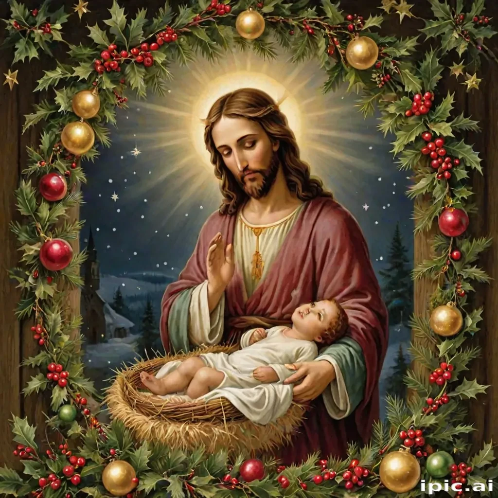 merry christmas jesus images