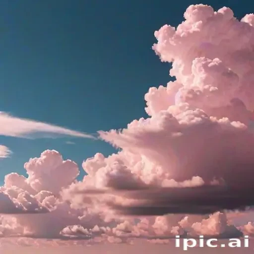 aesthetic pink clouds