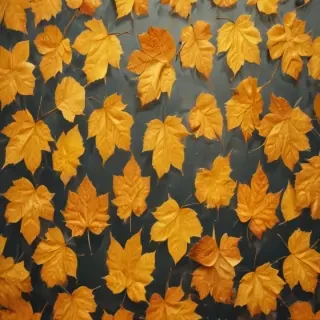 golden leaves background