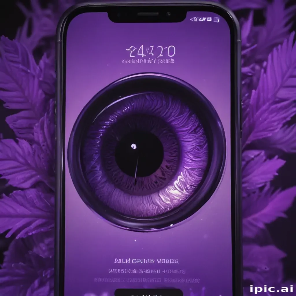 purple lockscreen