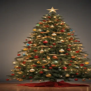christmas tree no background