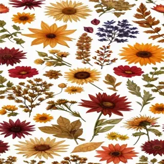 dried flowers png