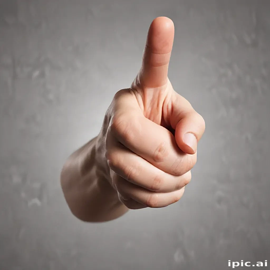 finger pointing png