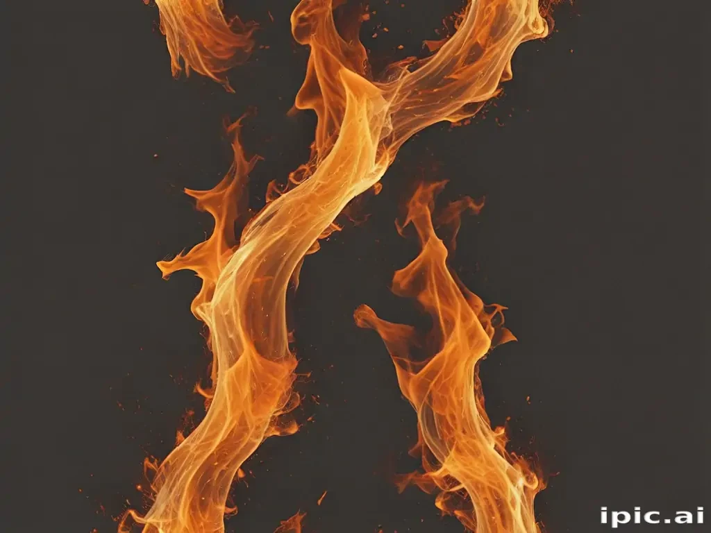 fire clear background