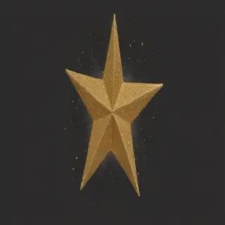 glitter star png
