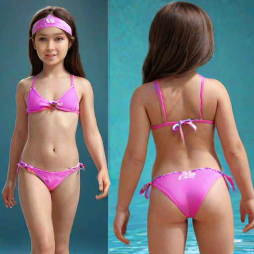 ai little girl bikini