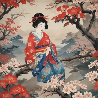 ukiyo e wallpaper