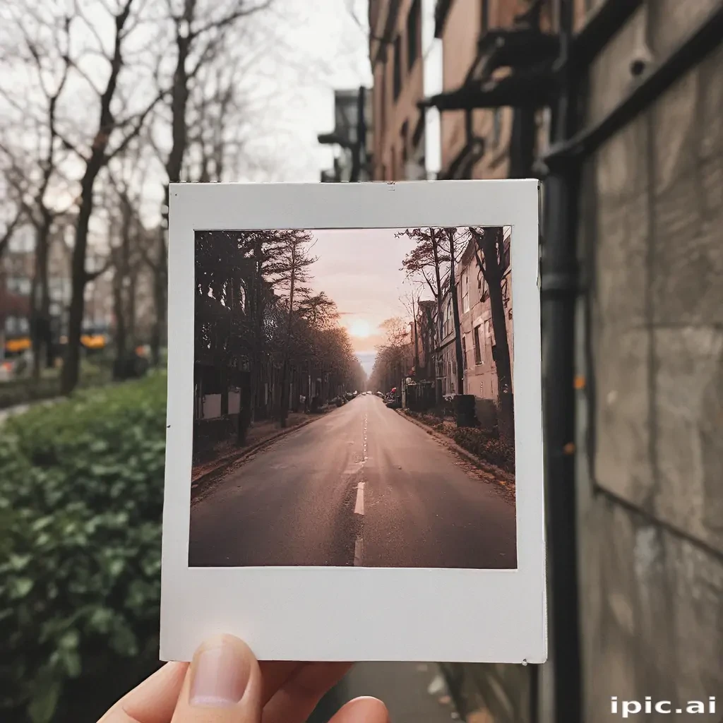 aesthetic polaroid frame