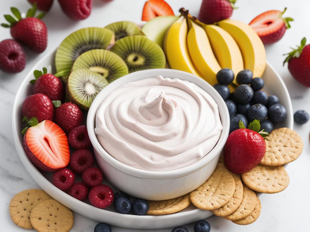 3 ingredient fruit dip with cool whip