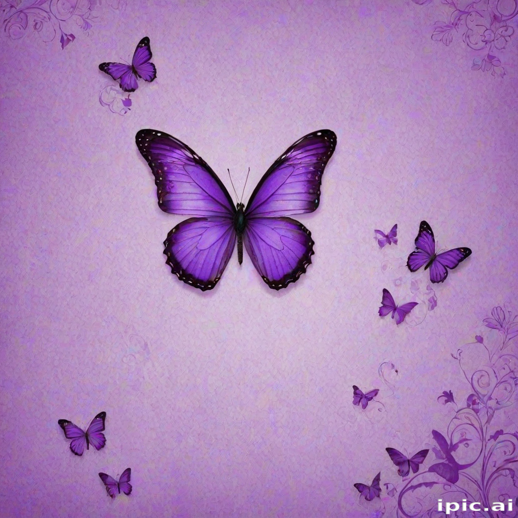wallpaper purple butterfly