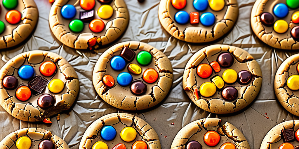 peanut butter cookies with reese's pieces