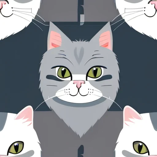 grey cat