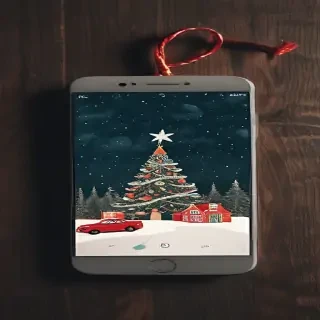 christmas phone background