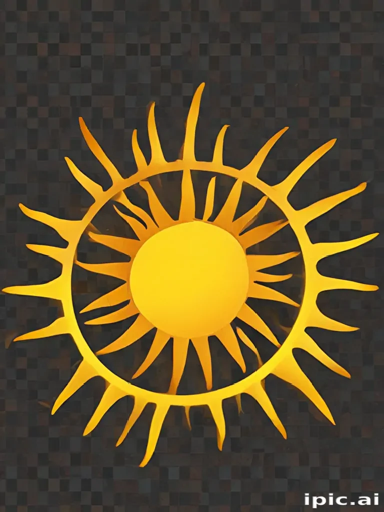 sun clip art transparent background