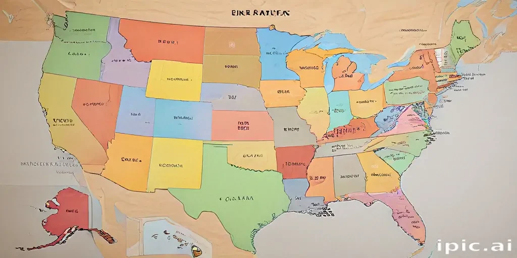 map of usa states