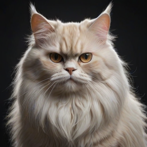 animorph wizard whitebeard morphing into a Persian cat, step-by-step transformation, dark background