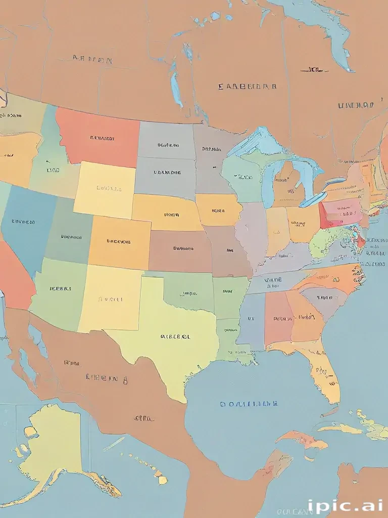 us states on a map