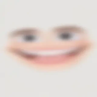 smiling face transparent