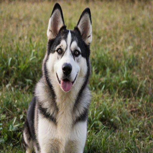alaskan husky shepherd