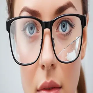 broken glasses png
