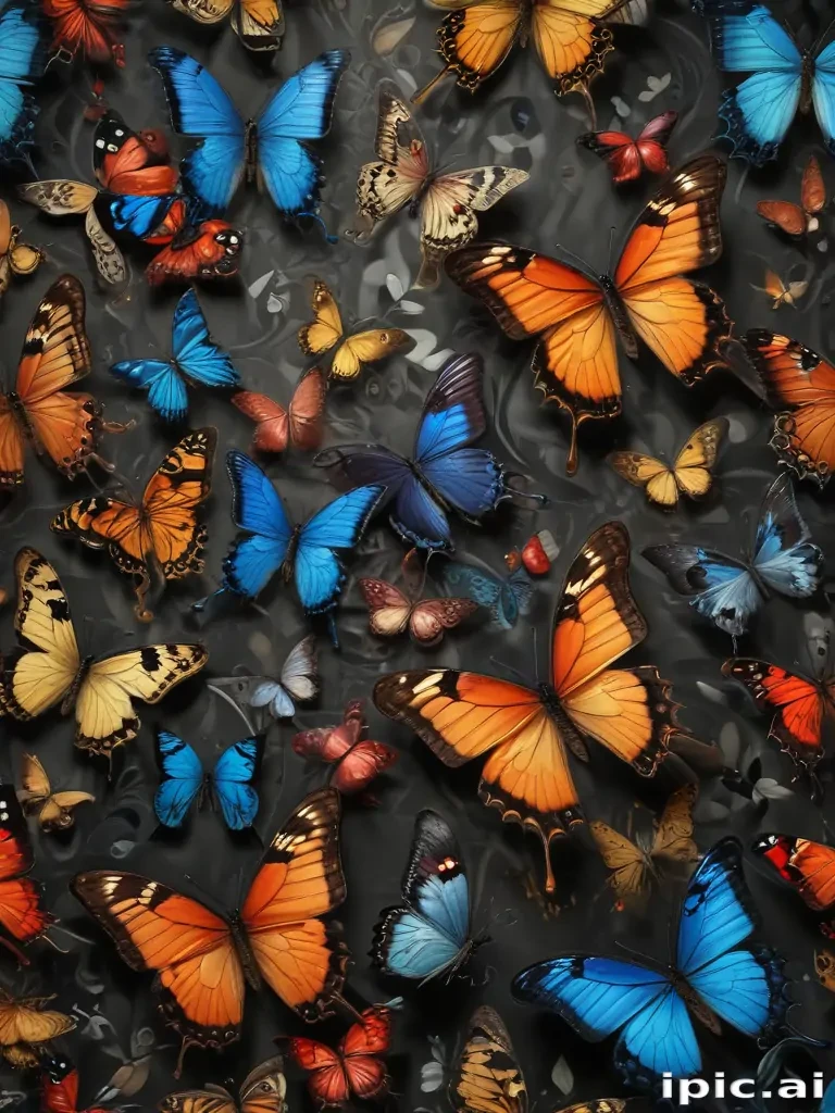 butterfly wall paper
