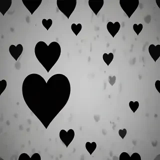 black heart background