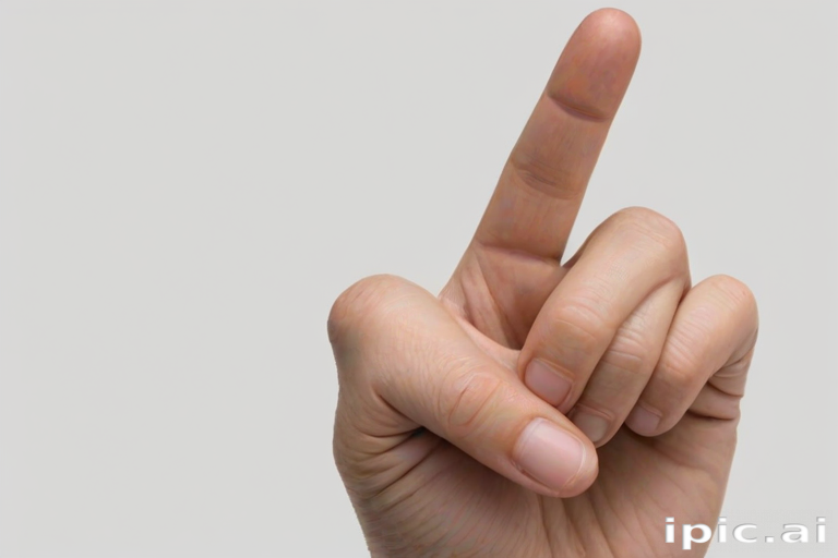 point finger png