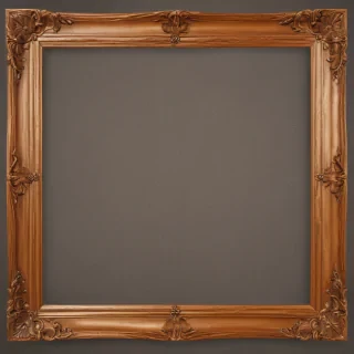 wooden picture frame png