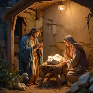 free christmas nativity scene
