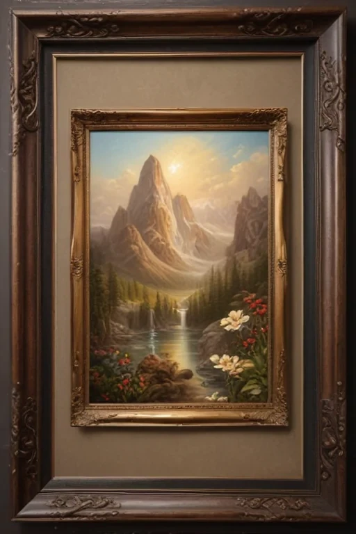 framed art mockup