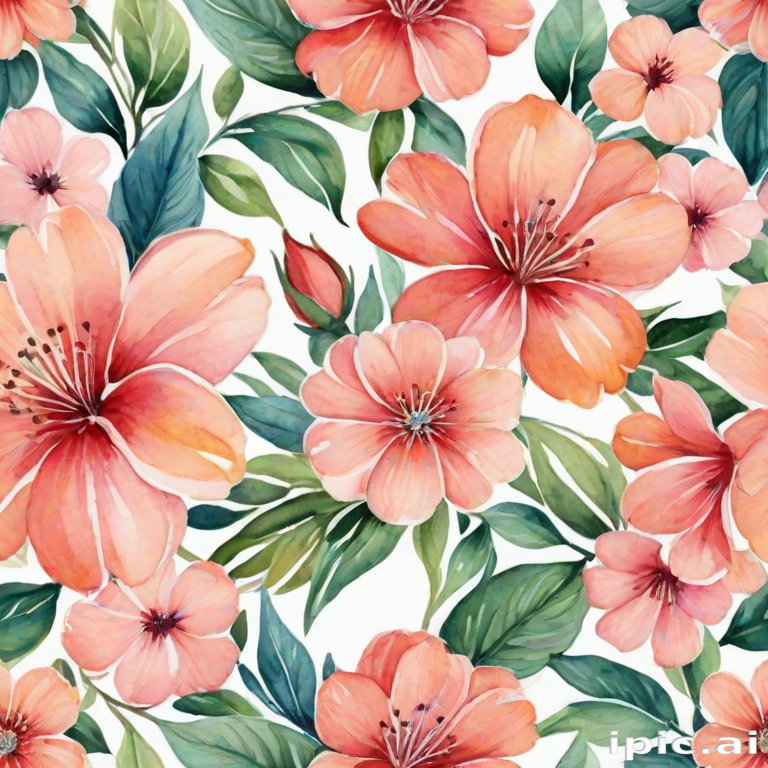 flower watercolor background
